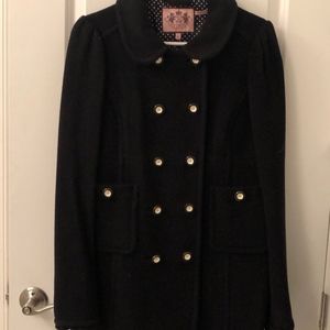 Juicy Couture black coat, size L